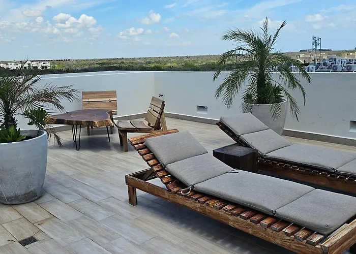 Botanic Departamento Doble En Con Alberca, Ac, Amenidades, Cerca De La Playa Apartment Tulum
