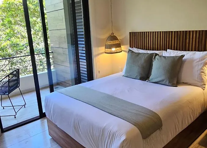 Botanic Departamento Doble En Con Alberca, Ac, Amenidades, Cerca De La Playa Apartment