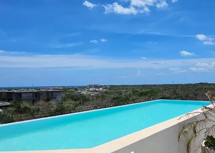 Botanic Departamento Doble En Con Alberca, Ac, Amenidades, Cerca De La Playa Apartment Tulum