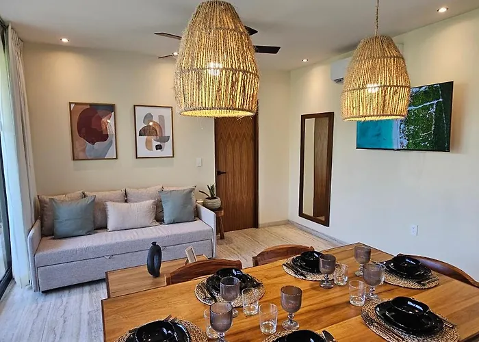 Botanic Departamento Doble En Con Alberca, Ac, Amenidades, Cerca De La Playa Apartment *