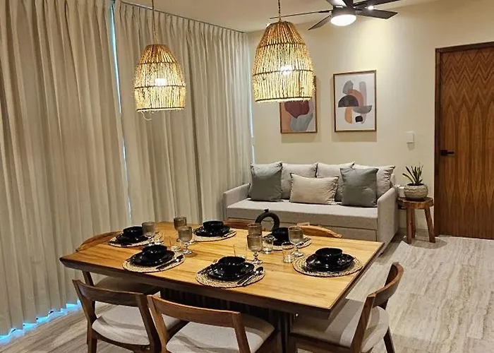 Apartment Botanic Departamento Doble En Con Alberca, Ac, Amenidades, Cerca De La Playa *