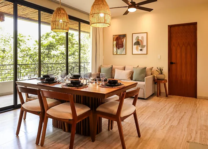 Botanic Departamento Doble En Con Alberca, Ac, Amenidades, Cerca De La Playa Apartment Tulum